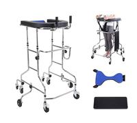 Walkers for Seniors with Seat,Stander Walker,Height Adjustable,Can Bear 220 Pounds,Universal Wheels with Brakes,Suitable for The Elderly,Stroke Patients with Hemiplegia(Women's)