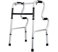 Walkers for The Elderly Folding Walker,Upright Walker,Thick Aluminum Alloy, Six-Speed Adjustment,Non-Slip,Light and Durable,for Ankle/Foot/Leg Injury (Color : Two Stage) (Two Stage) kxtmm