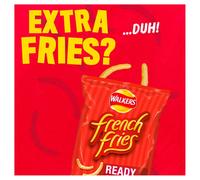 Walkers French Fries Ready Salted Multipack Snacks Crisps 6x18g