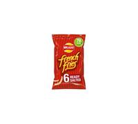 Walkers French Fries Ready Salted Multipack Snacks Crisps 6x18g