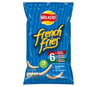 Walkers French Fries Variety Multipack Snacks Crisps 6x18g