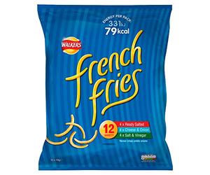Walkers French Fries Variety Crispy Potato Snacks 12x18g
