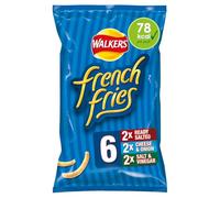 Walkers French Fries Variety Multipack Snacks Crisps 6x18g