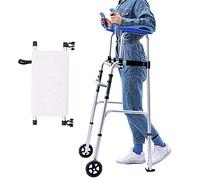 Walkers,Heavy Duty Upright Walker with Armrests & Seat, for Elderly/Disabled/Shorter Person, Adjustable Height Medical Folding tor Walker