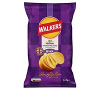 Walkers Lea & Perrins Worcester Sauce Multipack Crisps 6x25g