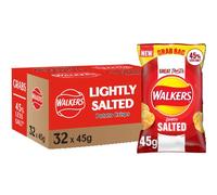 Walkers Less Salt Lightly Salted Crisps 45g (Case of 32)