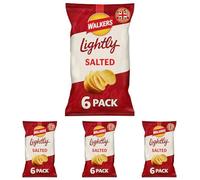 Walkers Lightly Salted Multipack Crisps 6x25g (Pack of 4)