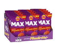 Walkers Max enhanced Flamin' Hot Sharing Bag Crisps 12x130g