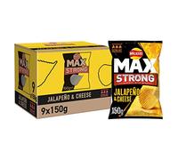 Walkers Snacks Max Jalapeno and Cheese - 150 g (Pack of 1)