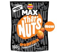 Walkers Max Paprika Peanuts 160g (Pack of 8)