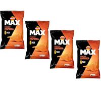 Walkers Max Punchy Paprika Multipack Crisps 6x27g (4 PACK) | By IDEAONIC
