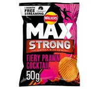 Walkers MAX STRONG Fiery Prawn Cocktail 50g (Case of 24)