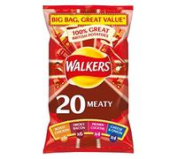 Walkers Meaty Multipack Crisps, 20 x 25 g
