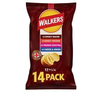 Walkers Meaty Variety Multipack Crisps 14x25g