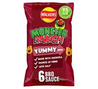 Walkers Monster Munch BBQ Sauce Multipack Chickpea Crisps (Case of 15x6x20g)