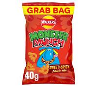 Walkers Monster Munch Flamin' Hot Snacks Crisps 40g (Case of 35)