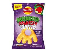 Walkers Monster Munch Giants Pickled Onion Snack 85g (Case of 8)