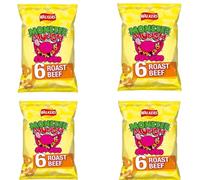 Walkers Monster Munch Roast Beef Multipack Crisps 6x20g (4 Pack) By Ideaonic