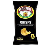 Walkers Multipack Crisps (Marmite Potato Crisps 6 x 25g)