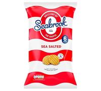 Walkers Multipack Crisps (Seabrook Sea Salted Potato Crisps 6 X 25G)