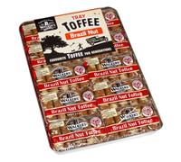 WALKERS NONSUCH Brazil Nut Toffee Bars in Traditional Tin Tray 100 g (Pack of 10)
