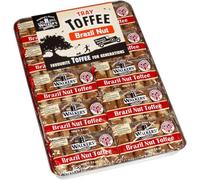 WALKERS NONSUCH Brazil Nut Toffee Bars in Traditional Tin Tray 100 g (Pack of 10) Retro Sweet Gift