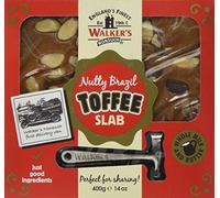 Walkers Nonsuch Brazil Nut Toffee Slab with Hammer, 400 g (Pack of 1)