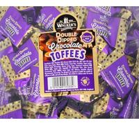 Walkers Nonsuch Double Dipped Chocolate Toffees 500g Resealable Sharing Bag | Rich Creamy Chocolate Coated Traditional English Toffee | Gourmet Candy Treat