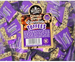 Walkers Nonsuch Double Dipped Chocolate Toffees 500g Resealable Sharing Bag | Rich Creamy Chocolate Coated Traditional English Toffee | Gourmet Candy Treat
