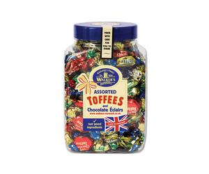 Walkers Nonsuch Full Gift Jar Toffees Eclairs Liquorice Caramel 1.25kg
