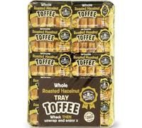 Walkers Nonsuch Hazelnut Toffee 10 x 100g Individually Wrapped Bars in Metal Tray | Traditional British Nut Toffee for Gifting and Sharing