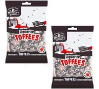 Walkers Nonsuch Liquorice Toffees (150g) - Pack of 2