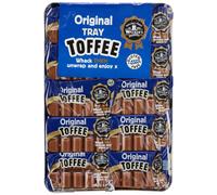 WALKERS Nonsuch Original Creamy Toffee Bars in Traditional Tin Tray 100 g (Pack of 10)