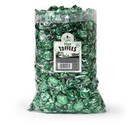Walkers Nonsuch Traditional Mint Toffees 2.5kg Bulk Bag - Individually Wrapped Minty Chews - Classic English Confectionery for Sharing, Party Bags and Sweet Tables
