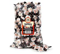 Walkers Nonsuch Treacle Toffees 2.5kg Bulk Bag | Individually Wrapped Traditional British Sweets | Rich Dark Molasses Flavour for Sharing, Gifting and Party Bags