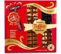 Walkers Nonsuch Variety Toffee Hammer Bar Selection Box, 4 x 100g Individually Wrapped Bars with Metal Hammer | Traditional British Sweets | Gifting and Sharing