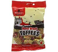 Walkers Nutty Brazil Toffees - Pack of 12 x 150G