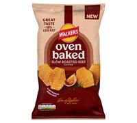 Walkers Oven Baked Crisps Roasted Beef Snacks