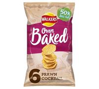 Walkers Oven Baked Prawn Cocktail, 6 x 25 g