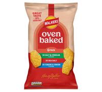 Walkers Oven Baked Variety Pack Crisps 6 x 22g