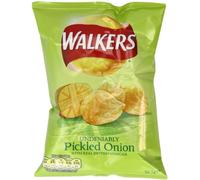 Walkers Pickled Onion 32.5 g (Pack of 48)