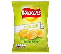 Walkers Pickled Onion Crisps, 32.5g