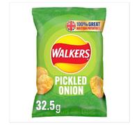 Walkers Pickled Onion Crisps 32.5g x Case of 32