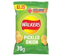 Walkers Pickled Onion Sharing Crisps 70g (Pack of 18)