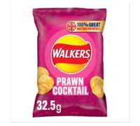 Walkers Prawn Cocktail Crisps 32.5g x Case of 32