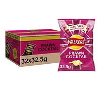 Walkers Prawn Cocktail Crisps Multi-Pack Box 32.5g Case of 32