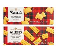 Walkers Pure Butter Shortbread Biscuits - Scottie Dogs and Fingers Shortbread Cookies