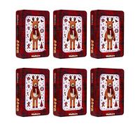 Walkers Pure Butter Shortbread Festive Shapes - Reindeer Tin 250g - Pack of 6