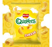 Walkers Quavers Cheese Multipack Snacks Crisps 12x16g