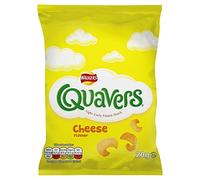 Walkers Quavers Cheese Snacks 20g (Pack of 32 x 20.5g)